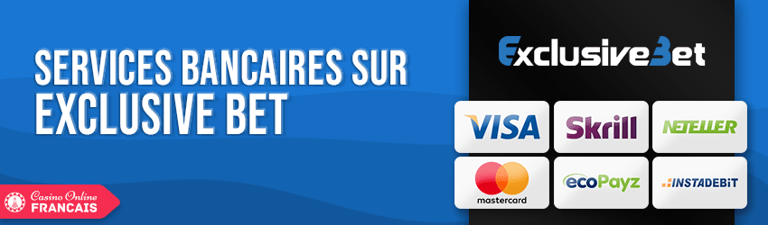 retrait sur exclusive bet casino