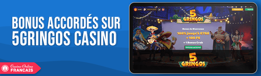 bonus de 5gringos casino