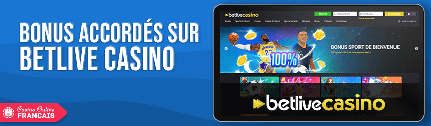 bonus de betlive casino