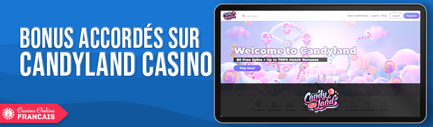 bonus de Candyland casino