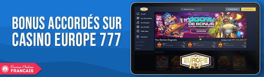 bonus Casino Europe 777