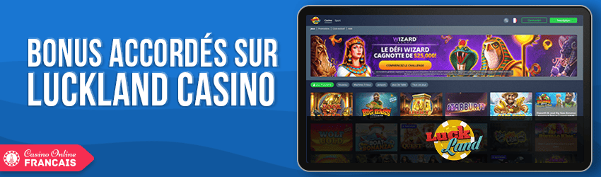 bonus Casino Luckland