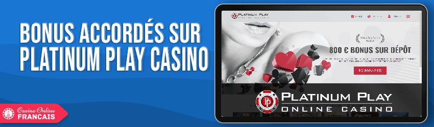 bonus de platinum play casino