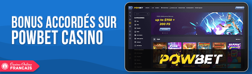 bonus de powbet casino