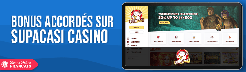 bonus de supacasi casino