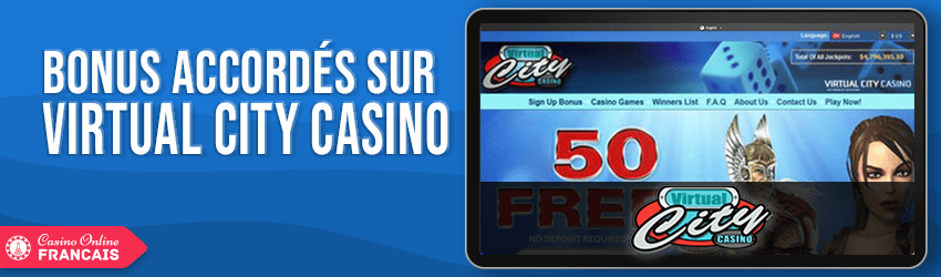 bonus de virtual city casino