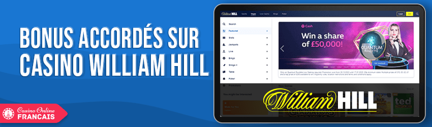 bonus Casino William Hill