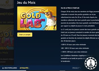 collectez des free spins sur le jeu du mois viggoslots