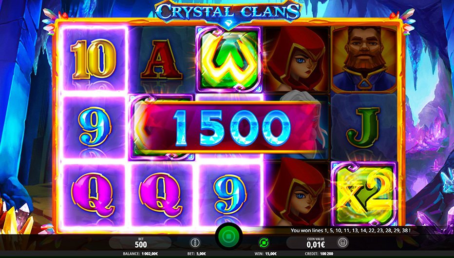 Lignes de paiement Crystal Clans