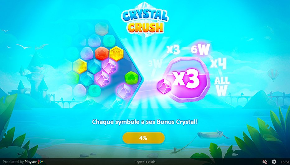 Machine à sous Crystal Crush