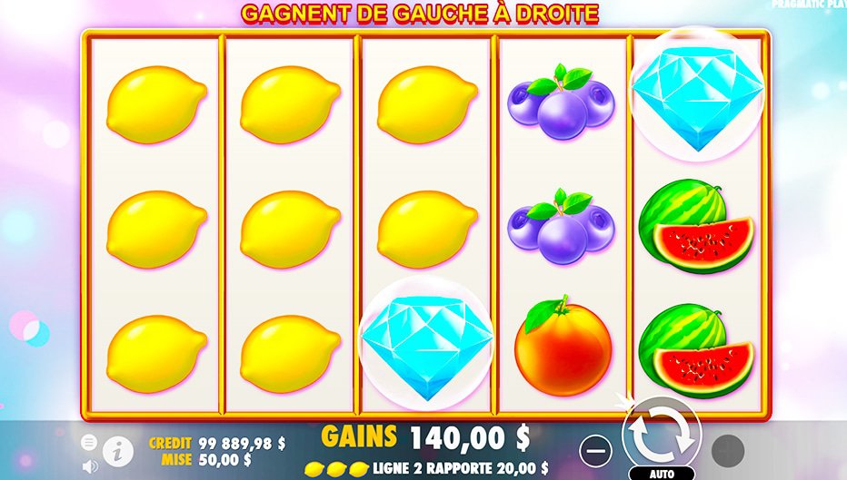 Lignes de paiement Extra Juicy