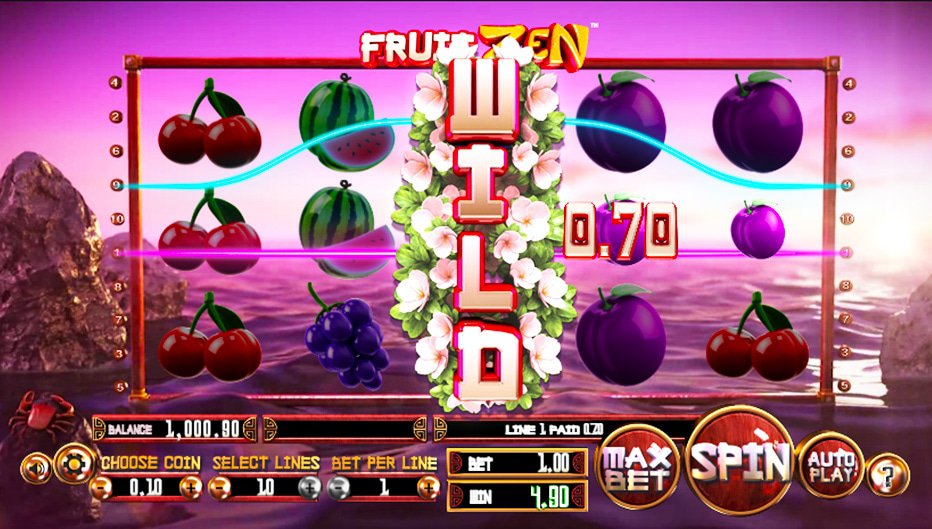 Lignes de paiement Fruit Zen