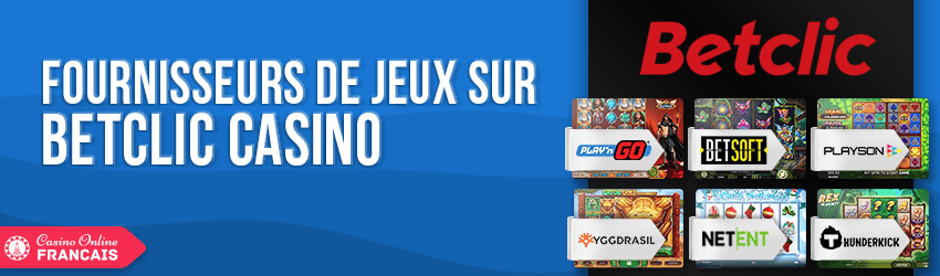 fournisseurs de jeux betclic