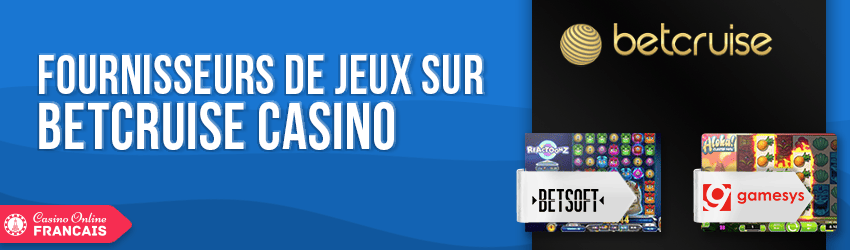 Betcruise jeux et logiciels