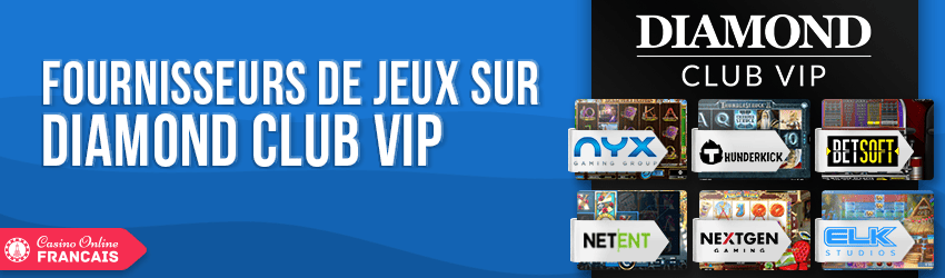 Diamond Club VIP Casino jeux et logiciels