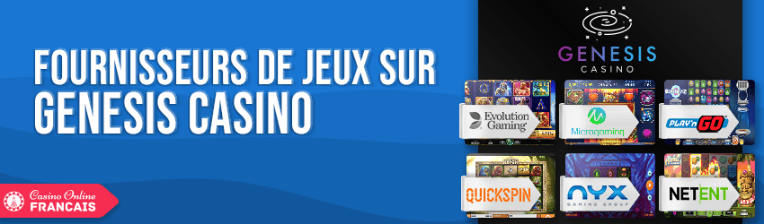 jeux disponibles sur genesis casino