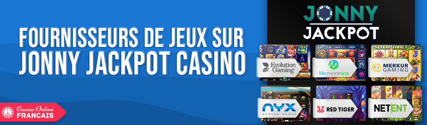 jeux disponibles sur jonny jackpot casino