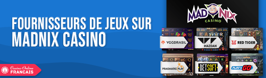 jeux sur madnix casino