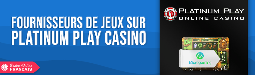 jeux disponible sur platinum play casino