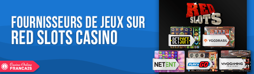 Red Slots jeux et logiciels