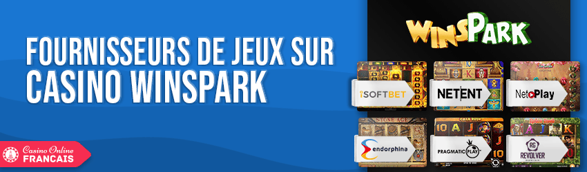 fournisseurs de jeux sur winspark casino