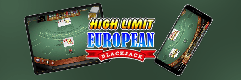 high limit european blackjack