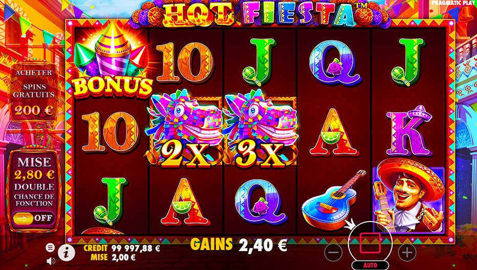 Lignes de paiement Hot Fiesta