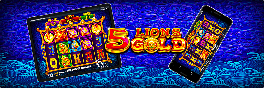 version mobile 5 Lions Gold