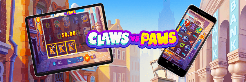 version mobile de claws vs paws