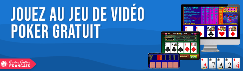 jouez Vidéo Poker gratuit