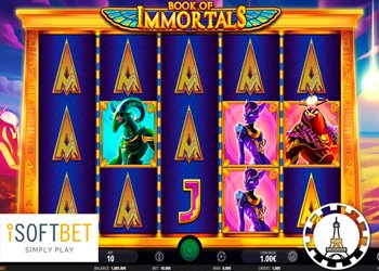 lancement jeu book of immortals par isoftbet