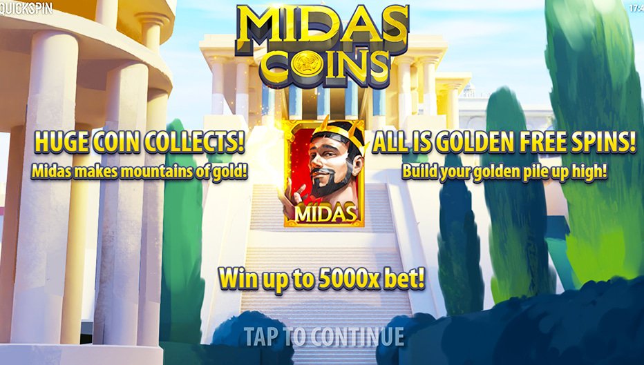 machine à sous Midas Coins