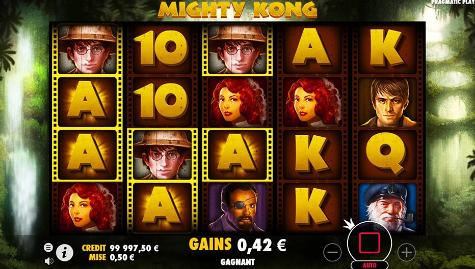 Lignes de paiement Mighty Kong