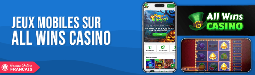 version mobile de all wins casino