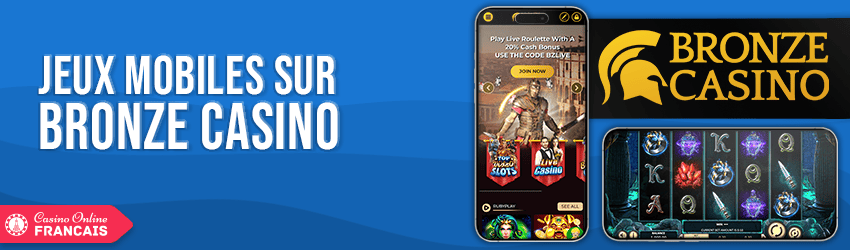 version mobile de bronze casino