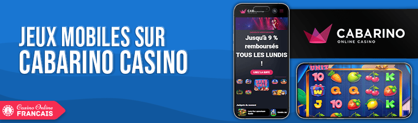 version mobile de cabarino casino