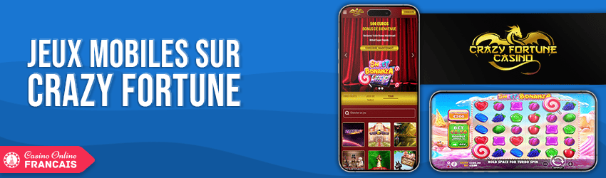 support mobile de crazy fortune