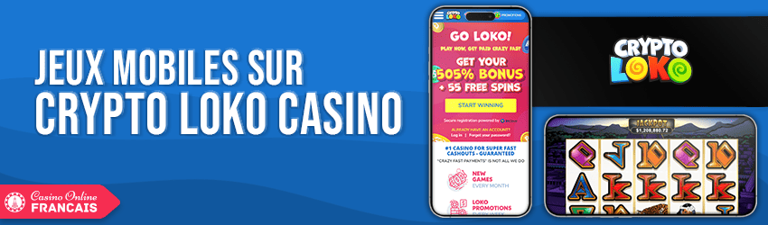 version mobile de crypto loko casino