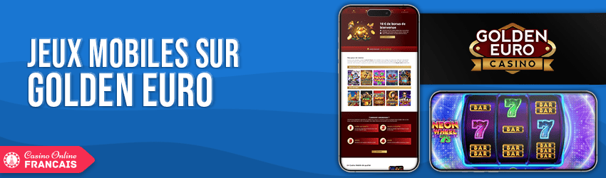 version mobile de golden euro casino