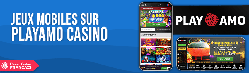 version mobile de playamo casino