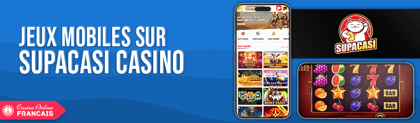 version mobile de supacasi casino