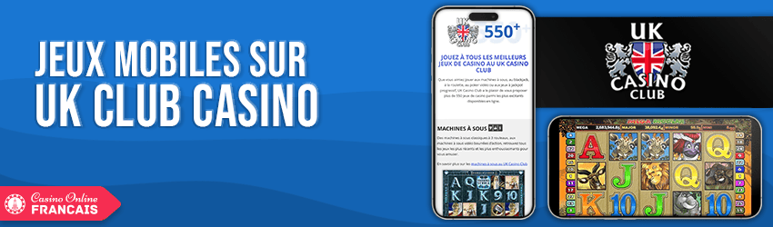 version mobile de uk casino club