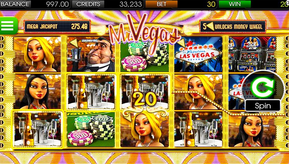 Lignes de paiement Mr Vegas