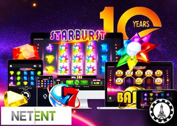 netent celebre 10 ans jeu starburst