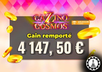 de nouveaux gagnants sur le casino arlequin cette semaine