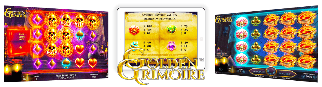 version mobile de golden grimoire