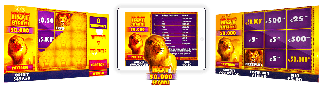 version mobile hot safari scratchcard