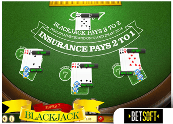 jeu blackjack Betsoft