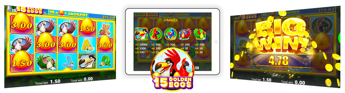 version mobile de golden eggs