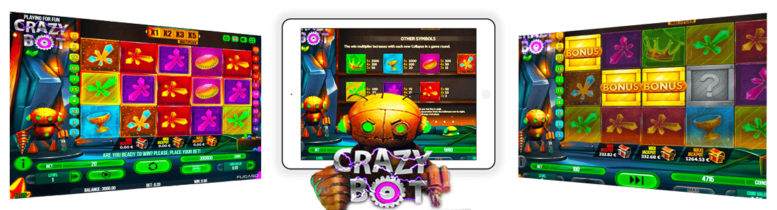 version mobile de Crazy Bot